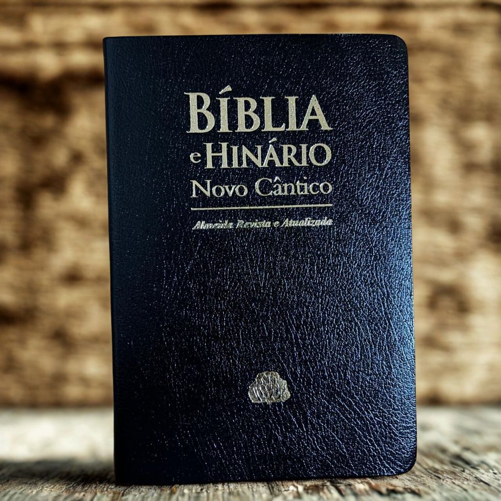 Bíblia e Hinário Novo Cântico IPB - Letra Gigante Luxo preta ( Presbiteriana ) em Oferta na Shopee