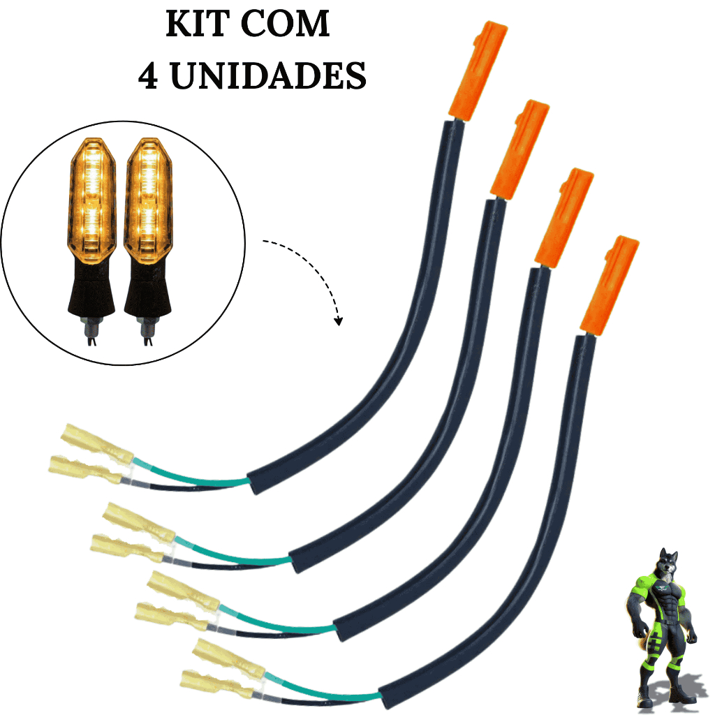 4 UNIDADES - ADAPTADOR PLUG PISCA CB TWISTER em Oferta na Shopee