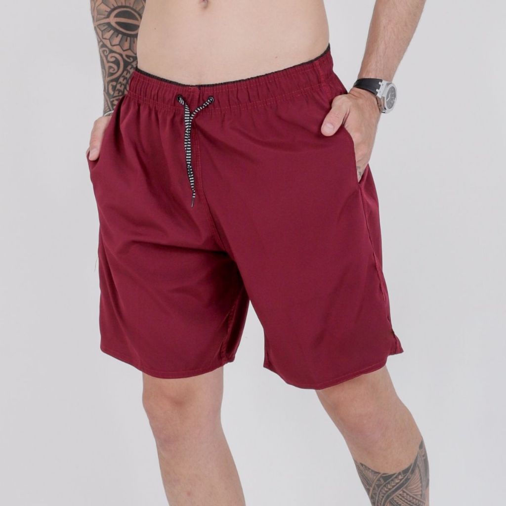 Bermuda Tactel com Elastano Masculina Fitness Academia Treino Short Corrida Leve Confortável Street