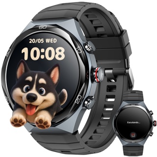 NFC Relógio Inteligente Kieslect Elite2- Monitor Arterial Oxigênio GPS 5ATM Impermeável 14 Dias Bateria Bluetooth Call em Oferta na Shopee