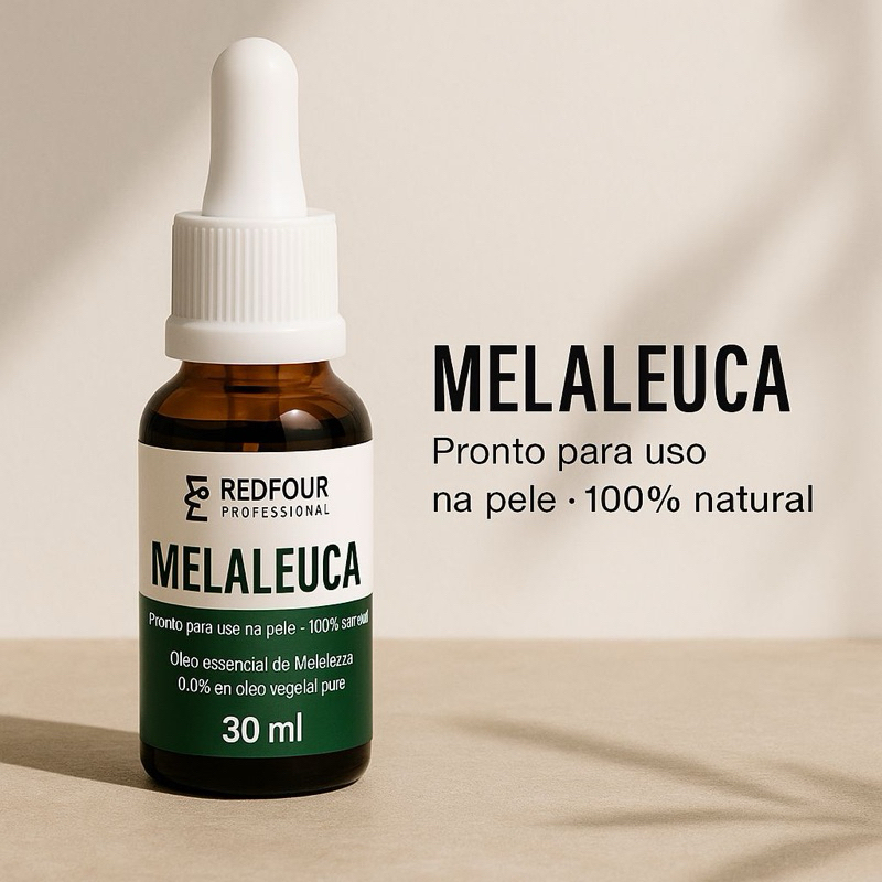Óleo Essencial De Melaleuca RedFour 30ml em Oferta na Shopee