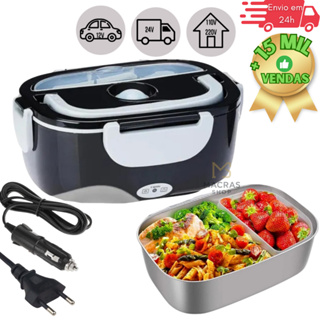 Marmita Elétrica Bivolt Para Casa Automovel Taxi Uber  12v 24v 110v 220v C/ 2 Cabos Original em Oferta na Shopee
