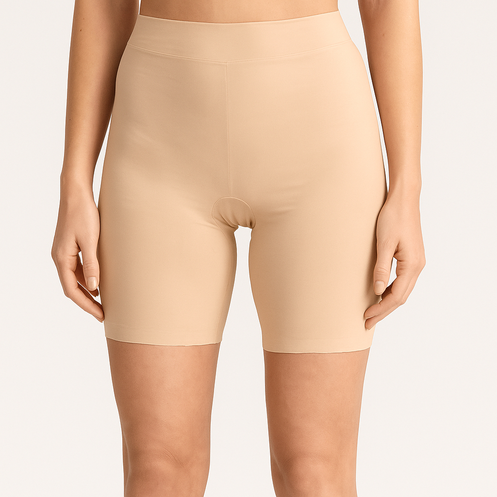 Short Modelador Feminino Sem Costura de Cintura Alta – Conforto, Elasticidade e Efeito Modelador