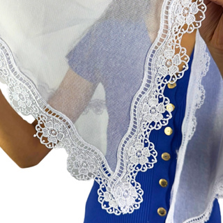 Véu CCB Delicado Adulto de Flor de Luxo em Oferta na Shopee