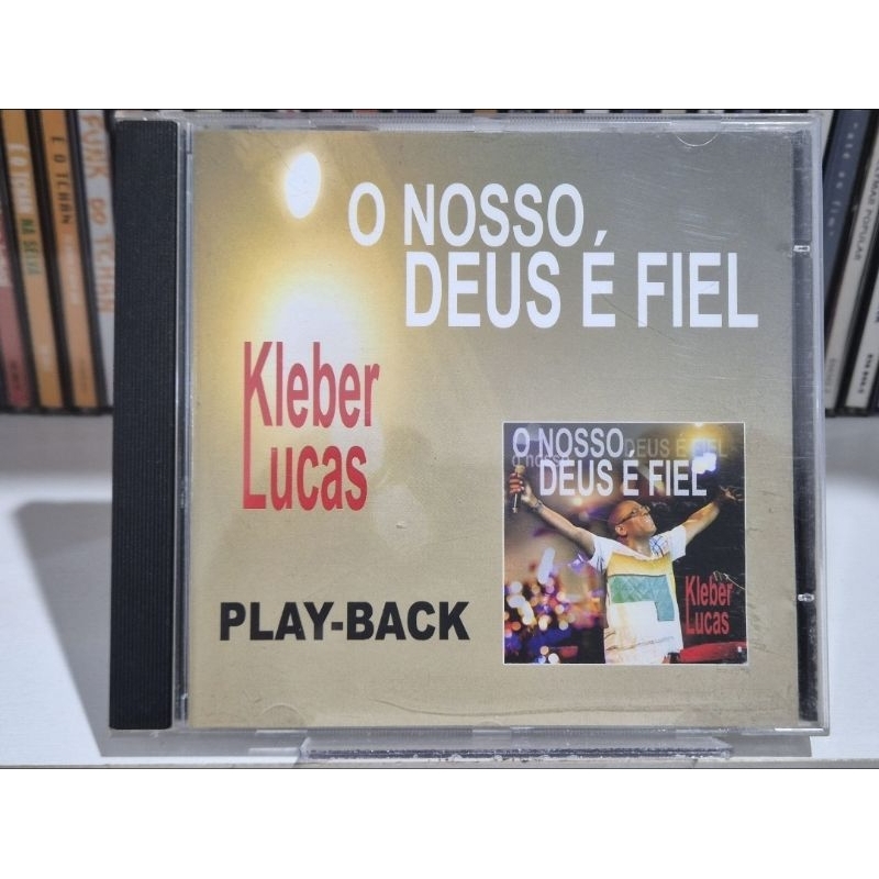 CD KLEBER LUCAS - O NOSSO DEUS É FIEL - PLAYBACK  - GOSPEL  - EVANGÉLICO