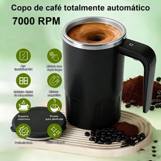 Copo Magnético de Mistura 380ml com Display de Temperatura, Caneca para Café e Mixer de Shake em Oferta na Shopee