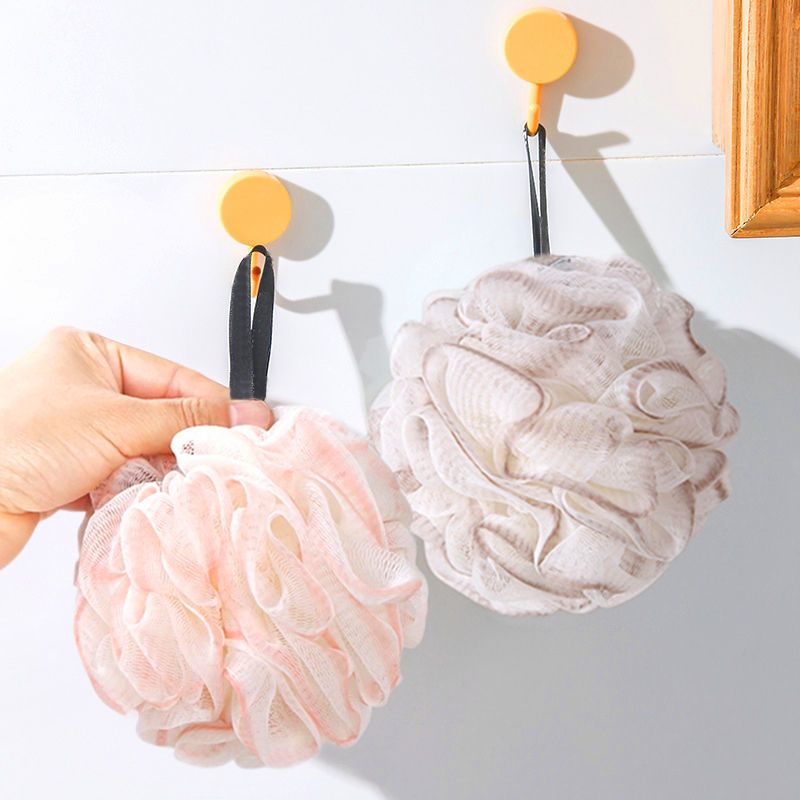Bola de Chuveiro Soft PE - Pérola Traseira, Design Antiespalhamento para Bolhas e Limpeza com Toalha