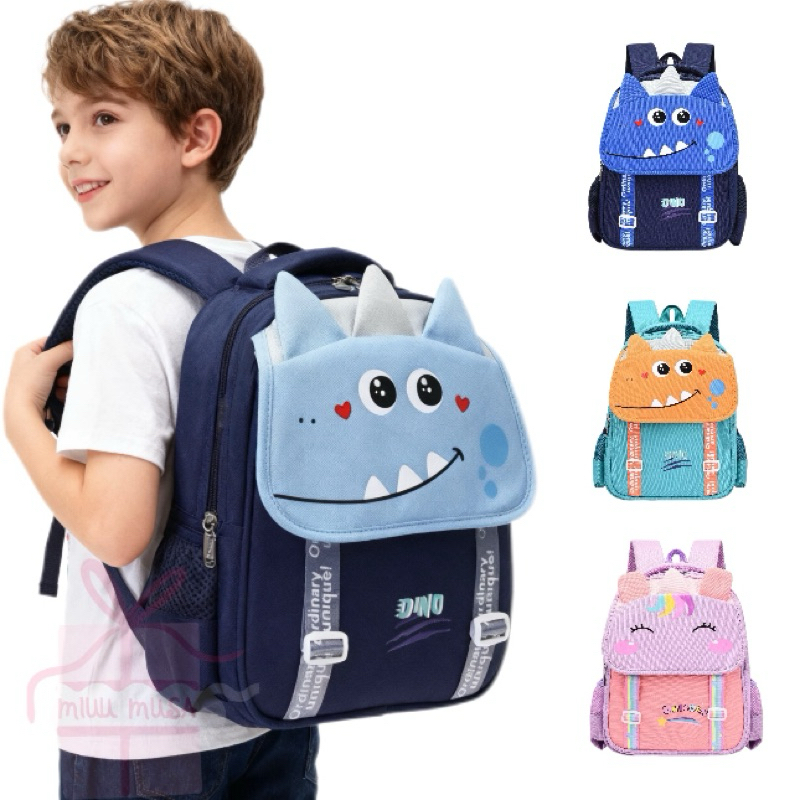 Mochila Infantil Para Escolar Menina e Menino Dinossauro e Unicórnio Resistente e Divertida em Oferta na Shopee
