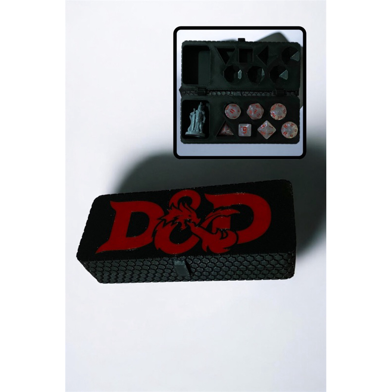 Porta dados RPG + BRINDE | Dungeons & Dragons (D&D)