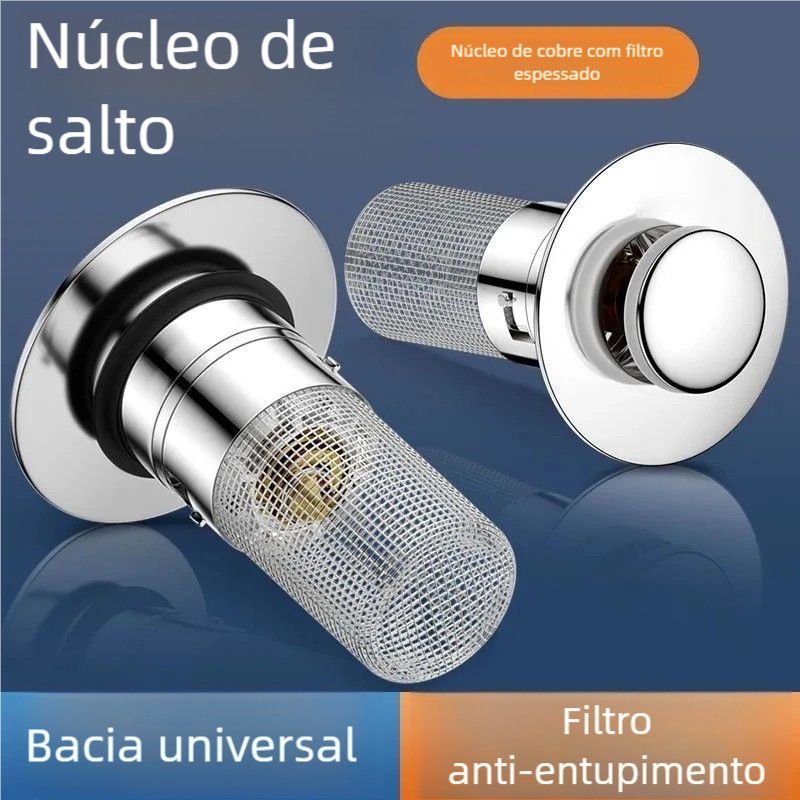 Apanhador de Cabelo Filtro de Drenagem - Multifuncional Chuveiro Banheira! Tampa substituição, anti-entupimento em Oferta na Shopee