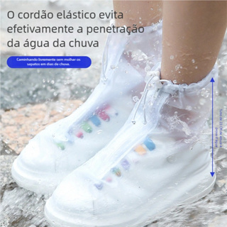 Capa de Sapato Silicone Impermeável - Antiderrapante Unissex | Uso Interior e Exterior em Oferta na Shopee
