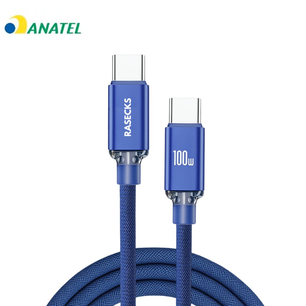 Cabo Carregador Turbo Usb-c 100w Para Samsung A05 A06 A07 A15 A16 A25 A55 M56 M62 S25 Ultra