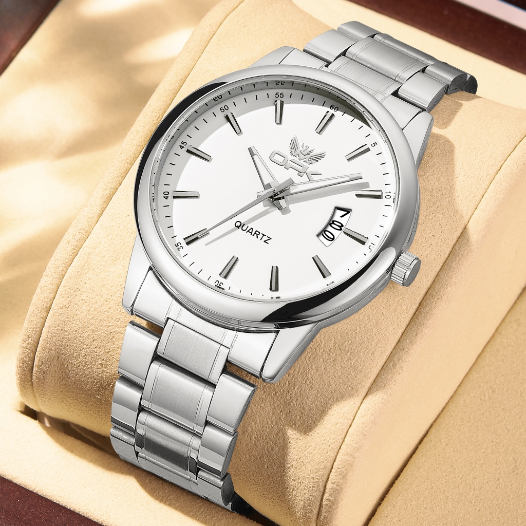 OPK Relógio Masculino À Prova D'Água de Negócios em Aço Inoxidável Para Presente 6010 em Oferta na Shopee