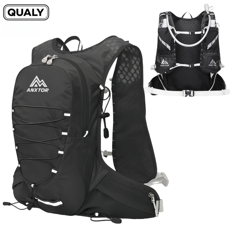 12L Mochila de Hidratação Esportiva Leve De Corrida Pacote De Mochila MTB - QUALY