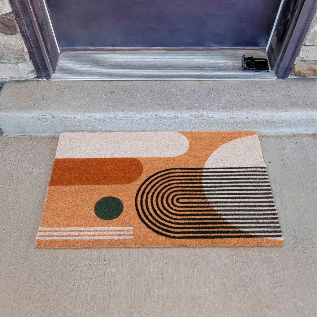 Tapete Capacho de Porta Fibra de Coco Grande Antiderrapante Entrada | 75x50cm | em Oferta na Shopee