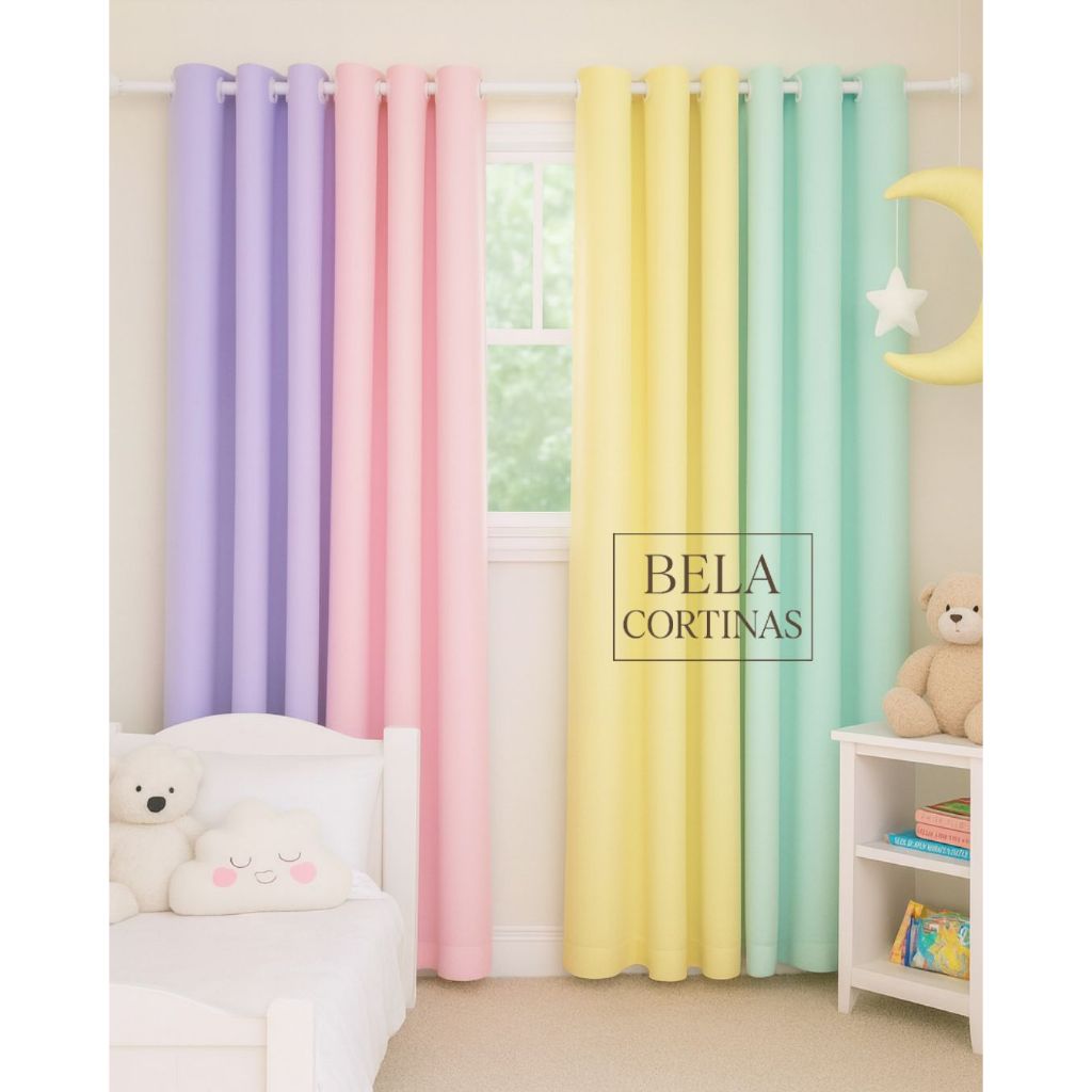 Cortina para Quarto Colorida: Onde Comprar | BuscaProdutos