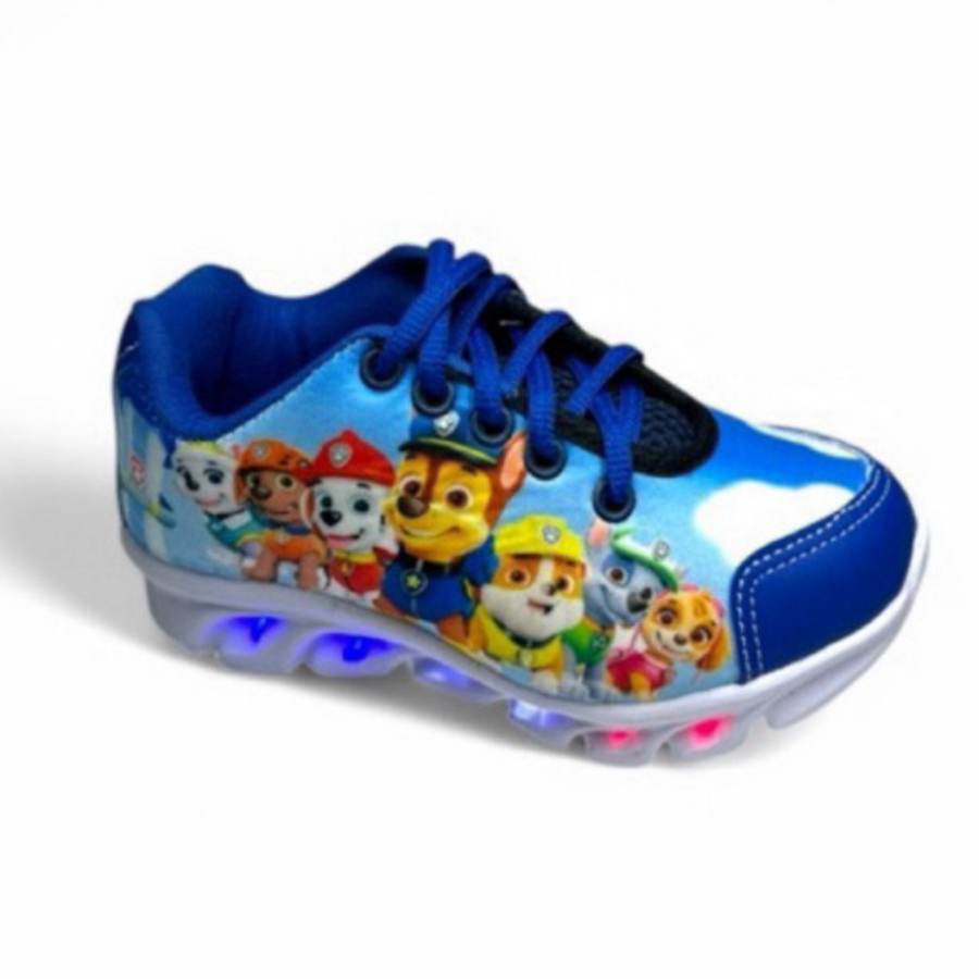 Tênis Infantil Led Mickey Mouse Personagem Super heroi Envio Rápido