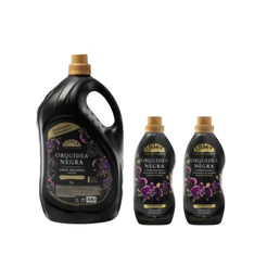 Kit 01 Lava Roupas 5L + 02 Amaciantes 1L Orquídea Negra Coala