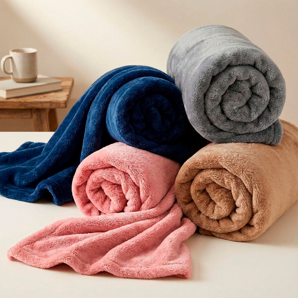 Manta Solteiro Flannel 200 g/m² leve e quentinha para cama e sofá em Oferta na Shopee