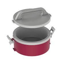 Marmita Térmica 1,5 Litros Tekcor Soprano Vermelha Pote Alimentação Kit Refeição Dia a Dia