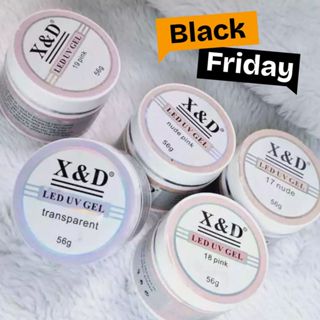 Kit 3 Gel X&D 56g XD Alongamento Unhas Nail em Oferta na Shopee