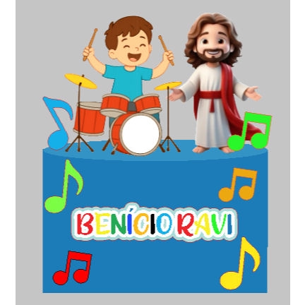 Topo de Bolo com Notas Musicais: Onde Comprar | BuscaProdutos