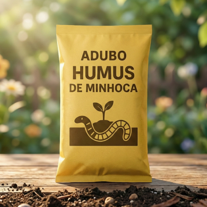 Húmus de Minhoca Misto – 2kg, 5kg, 10kg e 20kg | Ideal para Vasos, Hortas e Jardinagem em Oferta na Shopee