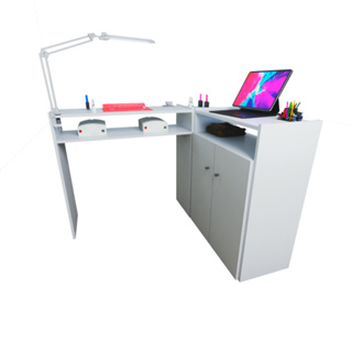 Mesa Manicure  em L Profissional  Para Salao Cabelereiro Beleza Super Oferta em Oferta na Shopee