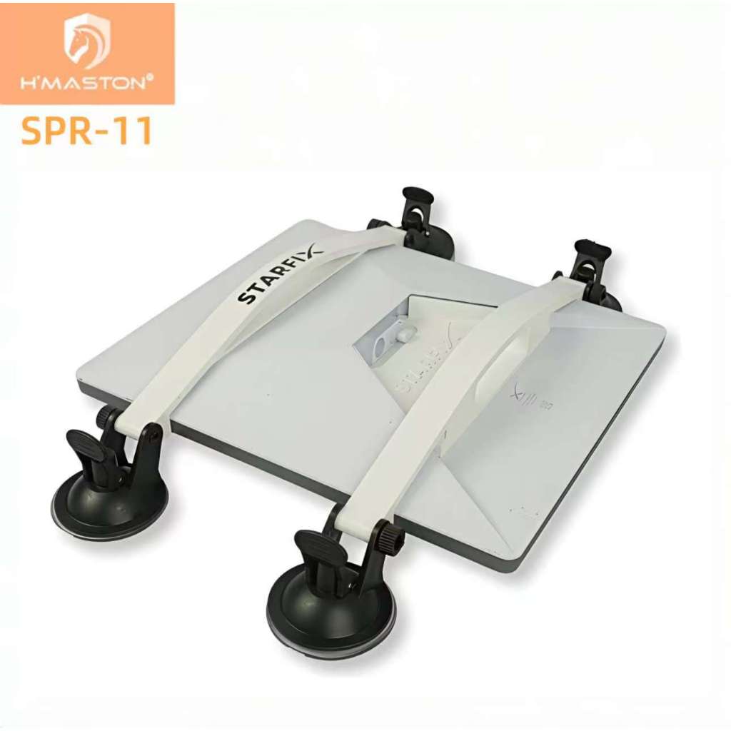 Suporte Starlink Mini Veicular Para-brisa Com 4 Ventosas Firme, Seguro e Portátil H'maston SPR-11