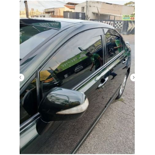 Calha Slim - New Civic 2007 até 2011 (100% reta, sem ondulação)