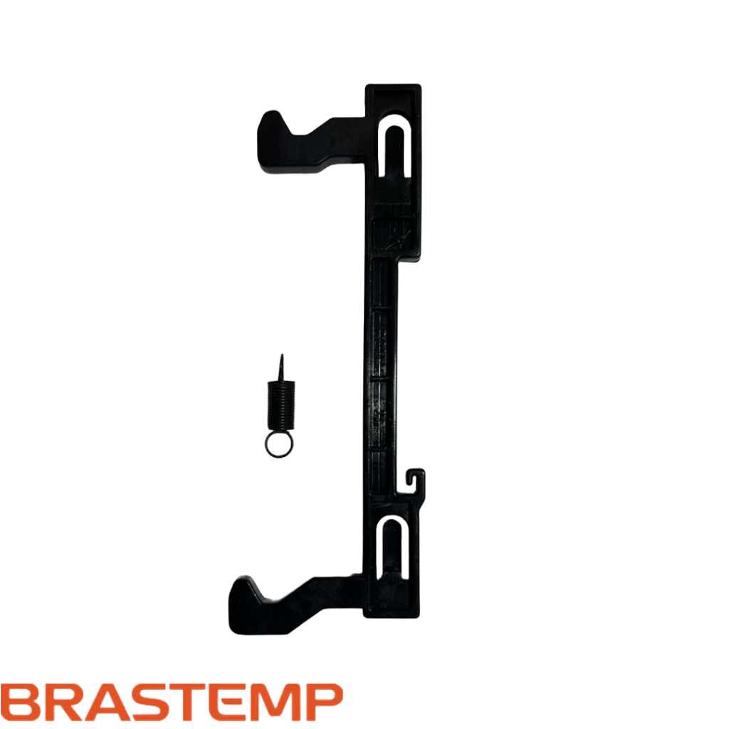 Trava + Mola Para a Porta Do Micro-ondas Brastemp CMC20 Original Usado