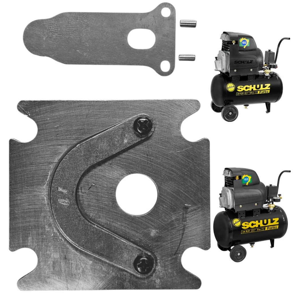 Placa De Valvula Compressor Schulz Csi 8,6/ Csi 6,6 Pratiko