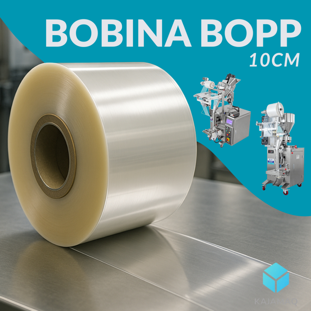 Kit 3 Bobina Bopp 8Cm largura - Brilho Bobinas 1ª Linha de BOPP - Rolo 8cm Largura Rolos 0,04 Micras