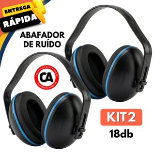 Abafador Protetor Auricular Autista Tipo Concha Isolamento Acústico Obra Adulto Criança Confortável em Oferta na Shopee