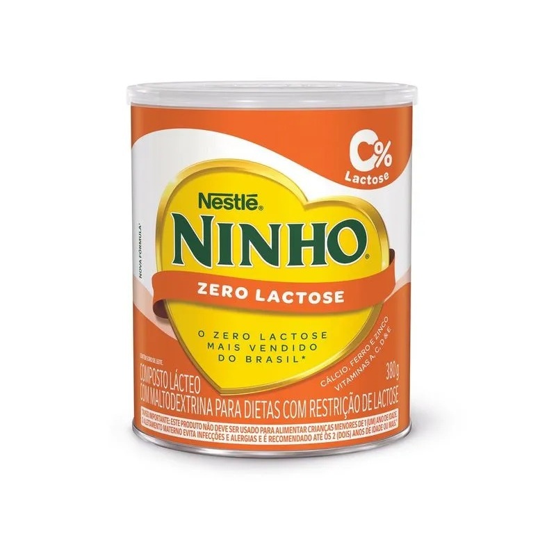 Leite Ninho Zero Lactose Forti+ 380g