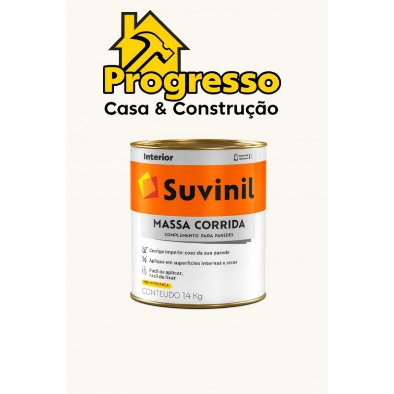Massa Corrida Para Interior 900 Ml Suvinil --- COMPRAS ATE 15H ENVIO MESMO DIA em Oferta na Shopee