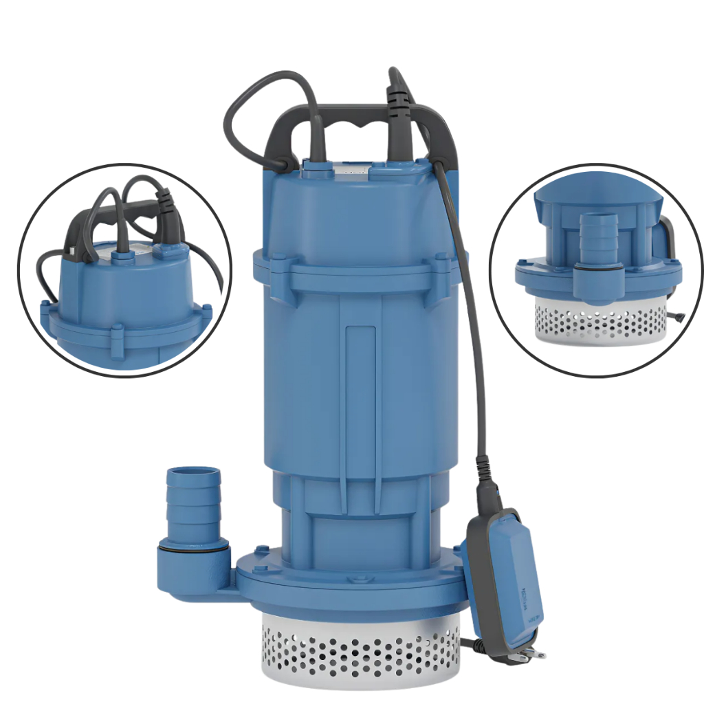 Motobomba Submersível Claw 0,5CV 220V WMSAT1.5-16H Para Drenagem De Água