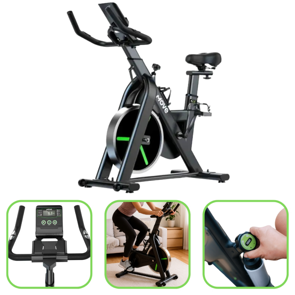 Bike Ergométrica C2 Spinning Movement Nacional Compacta Carga Mecânica