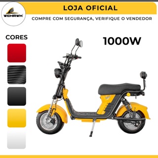Scooter Moto Elétrica 1000W com Bateria Removível 20Ah - WeHawk WX-11 em Oferta na Shopee