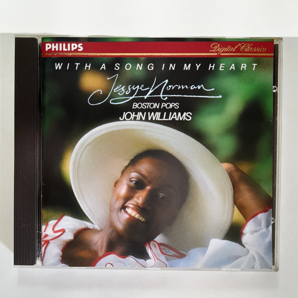 Cd Jessye Norman, with a song in my heart, Boston Pops, John Willians. Importado, seminovo.
