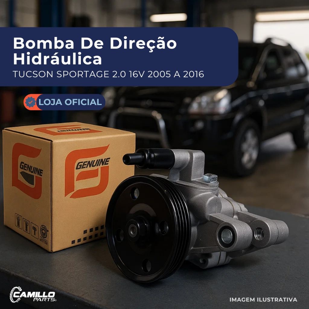 Bomba Hidráulica Tucson Sportage 2.0 16V Gasolina Polia 3Pk Alta Performance