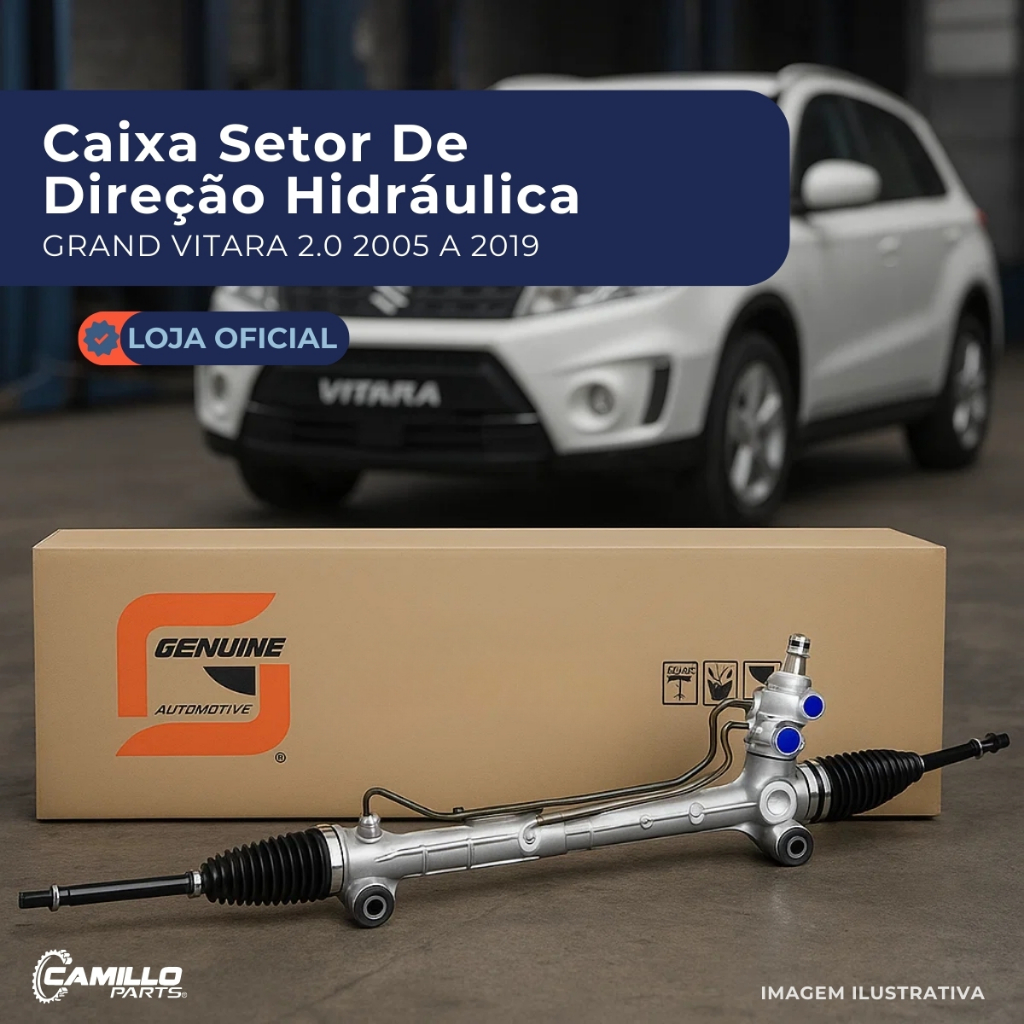 Caixa Direção Hidráulica Grand Vitara Grand Escudo 2.0 Alta Performance Durabilidade