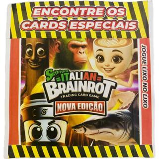 200 cards Italian Brainrot PP = 50 Pacotes Fechados em Oferta na Shopee