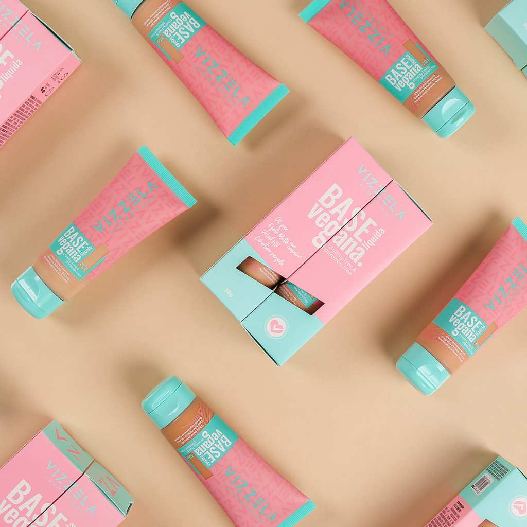 Imagem Base Líquida Fix Acabamento Matte Longa Duração Oil Free Vegano Original Vizzela