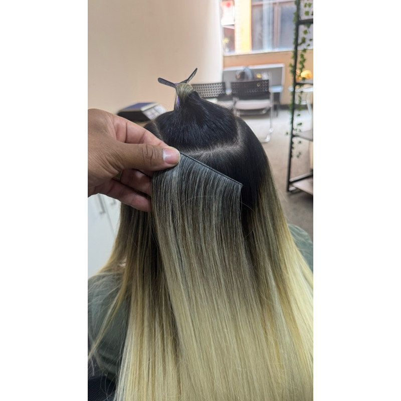 7 metros Micro pele para mega hair de fita adesiva, fita invisibol, SETE METROS DE MICRO PELE ORGANZA