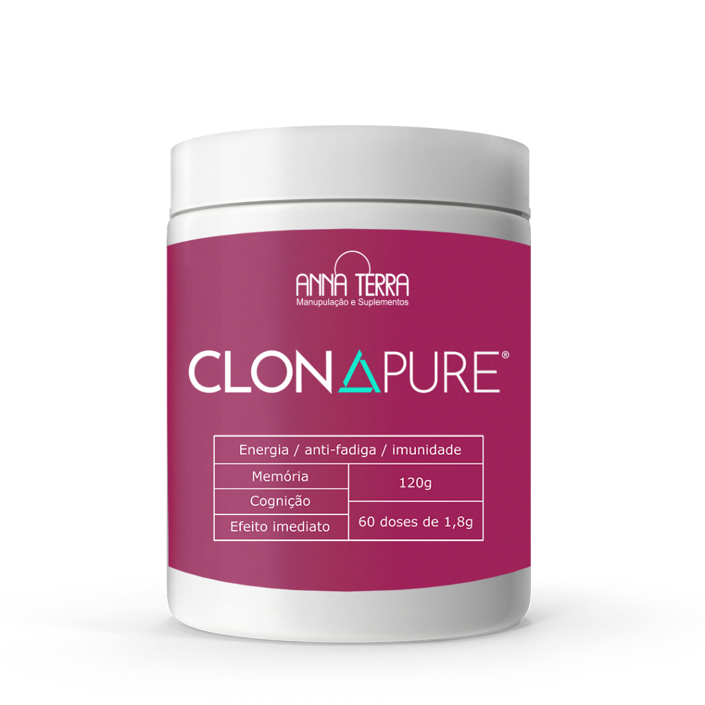 Clonapure - Creatina de efeito imediato - 120g - COM SELO DE AUTENTICIDADE - 60 DOSES