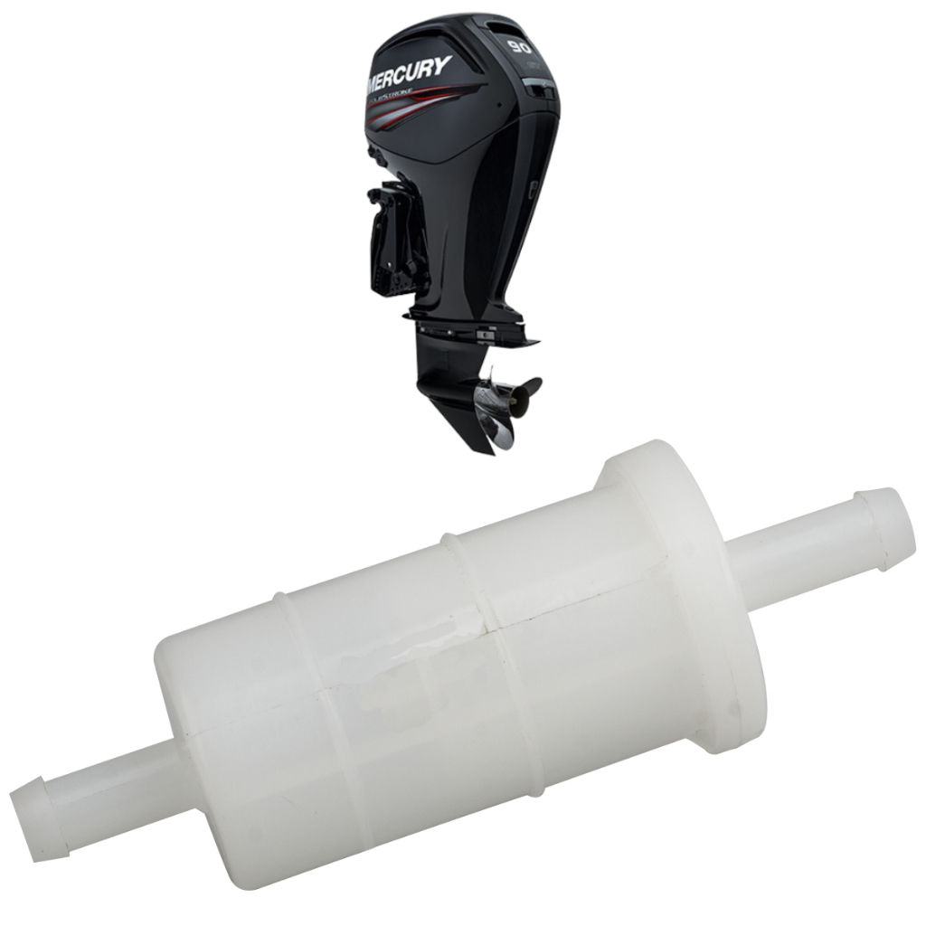 Filtro Combustível Motor Popa Mercury 4T 25HP 30HP 40HP 75HP 90HP