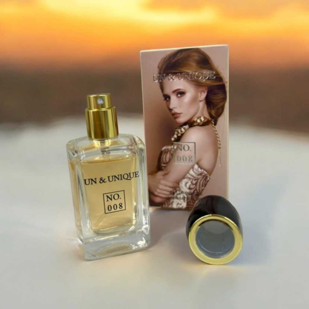 Un&Unique Perfume NO.008 - Aroma Distinto e Elegante para Ocasiões Especiais - Embalagem Moderna e Ideal para Perfumaria