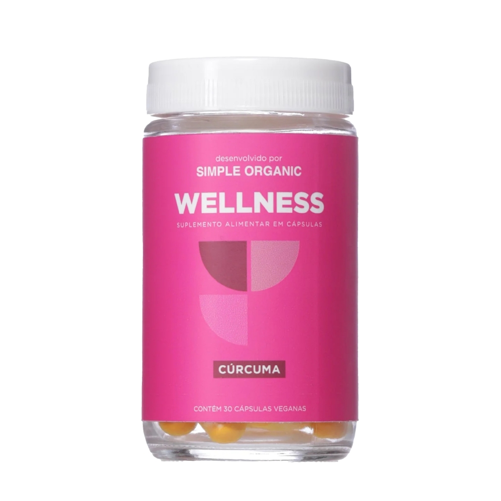 Suplemento de Cúrcuma 130mg 30 Cápsulas Vegana Antioxidante Simple Organic em Oferta na Shopee