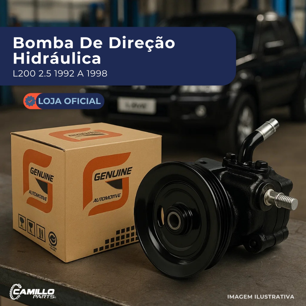 Bomba Direção Hidráulica L200 L300 Galloper 2.5 Qualidade Premium Excelente Durabilidade